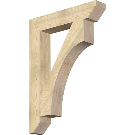 Ekena Millwork Westlake Slat Rough Sawn Bracket, Douglas Fir, 6"W x 34"D x 46"H BKT06X34X46WTL06RDF